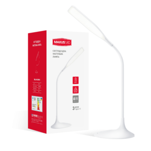 Лампа настольная светодиодная DKL 6W 4100K WH Square
