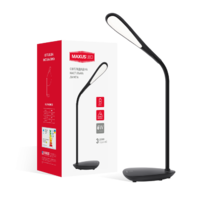 Лампа настольная светодиодная DKL 6W 4100K BK  Ellipse