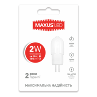 Лампа светодиодная G4 2W 3000K 12V  AC/DC