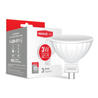 Лампа светодиодная MR16 3W 3000K 220V GU5.3