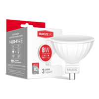 Лампа светодиодная MR16 8W 4100K 220V GU5.3