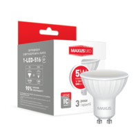 Лампа светодиодная MR16 5W 4100K 220V GU10