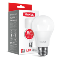 Лампа светодиодная A60 8W 4100K 220V E27