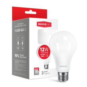 Лампа светодиодная A65 12W 3000K 220V E27