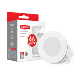 Светильник светодиодный SDL 6W 4100K DIM