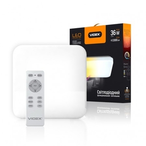 LED светильник функциональный квадратный  VIDEX 36W 2800-6000K 220V