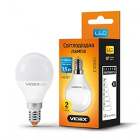 LED лампа VIDEX  G45e 3.5W E14 4100K 220V
