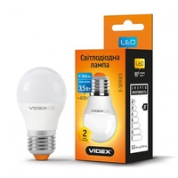 LED лампа VIDEX  G45e 3.5W E27 4100K 220V