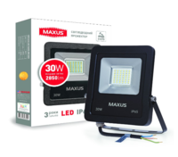 Прожектор MAXUS 30Вт, 2850Лм, 5000K, IP65